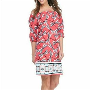 Crown Ivy Linen Dragonfly Dress  Size XS